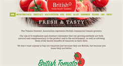 Desktop Screenshot of britishtomatoes.co.uk