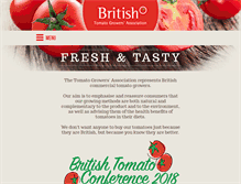 Tablet Screenshot of britishtomatoes.co.uk